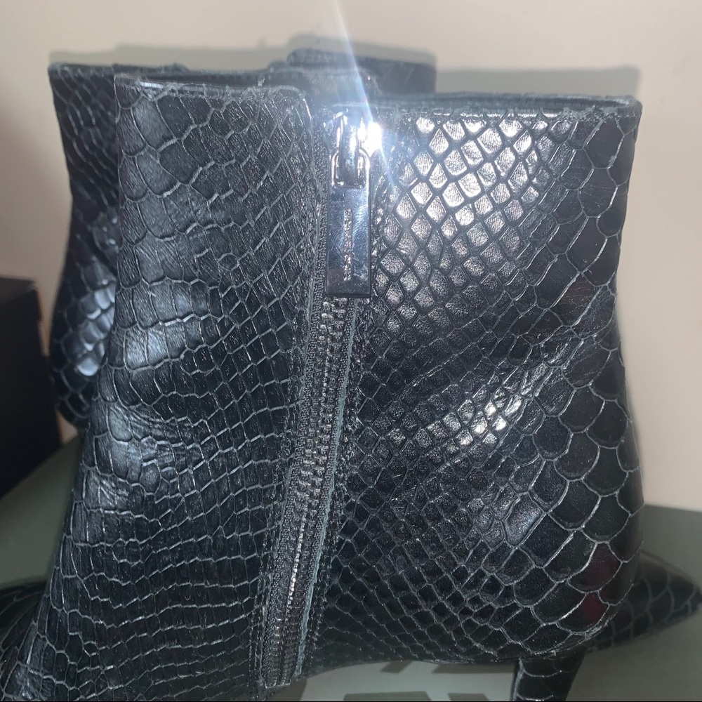 Michael Kors black python booties - Picture 9 of 11